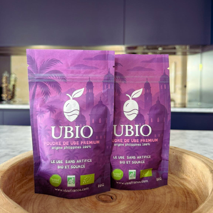PACK DÉCOUVERTE - UBE PREMIUM BIO 2X 80g + MOUSSEUR NOMADE